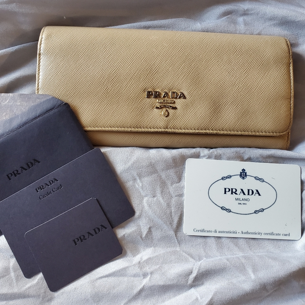 Prada Saffiano leather wallet
